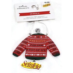 Hallmark SEINFELD A FESTIVUS For The Rest Of Us ugly sweater Christmas Ornament